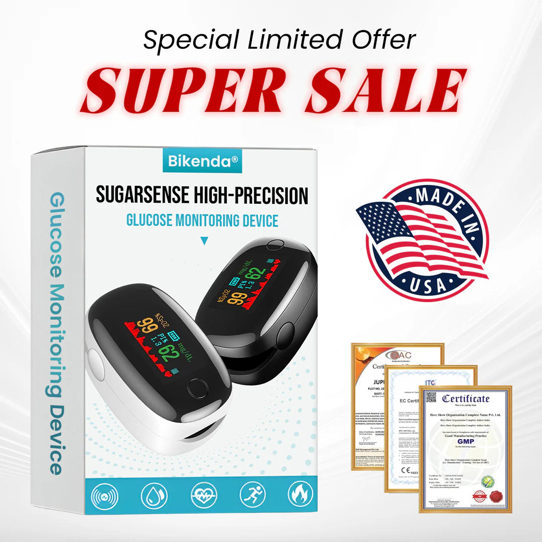 SugarSense High-Precision Glucose Monitoring Device (Pack of 2)