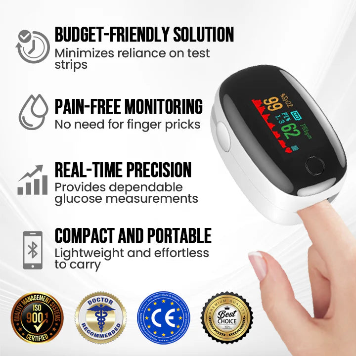 SugarSense High-Precision Glucose Monitoring Device (Pack of 2)
