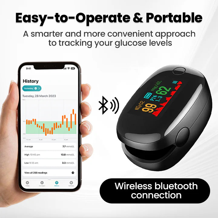 SugarSense High-Precision Glucose Monitoring Device (Pack of 2)
