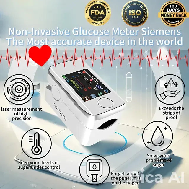 SugarSense High-Precision Glucose Monitoring Device (Pack of 2)