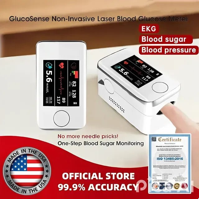 SugarSense High-Precision Glucose Monitoring Device (Pack of 2)