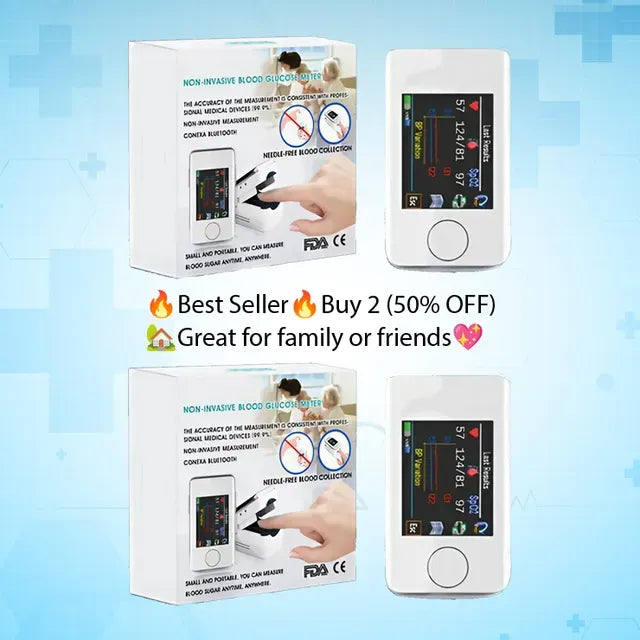SugarSense High-Precision Glucose Monitoring Device (Pack of 2)